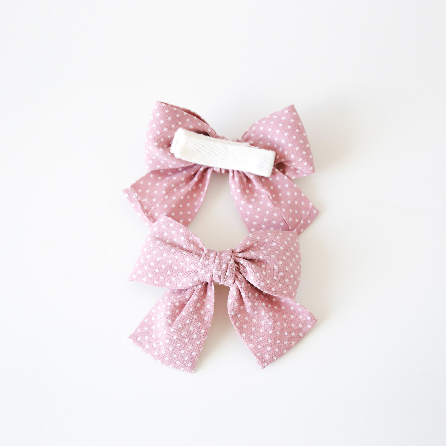 Juliet Hair Clips | Rose Dust Polka