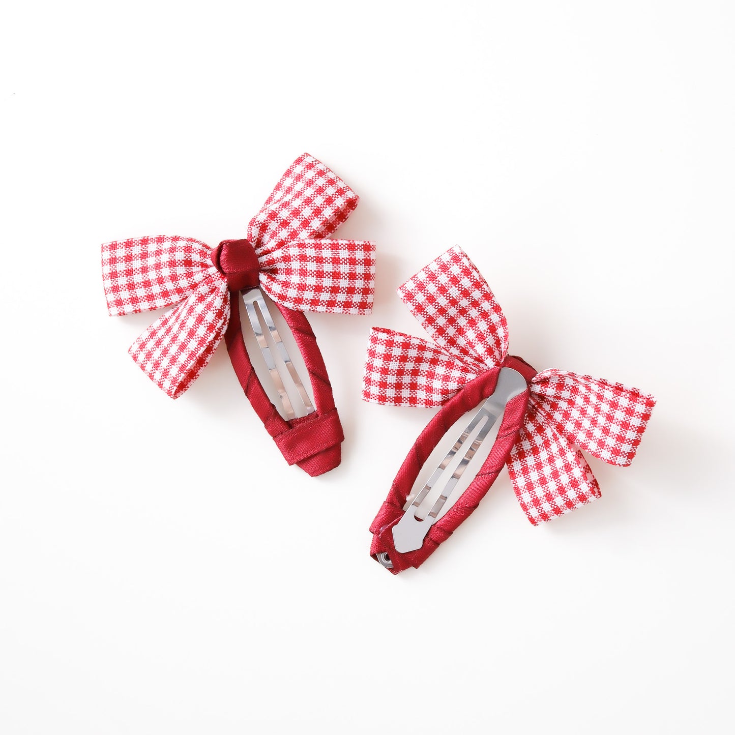 Seina Hair Clip | Cherry Check