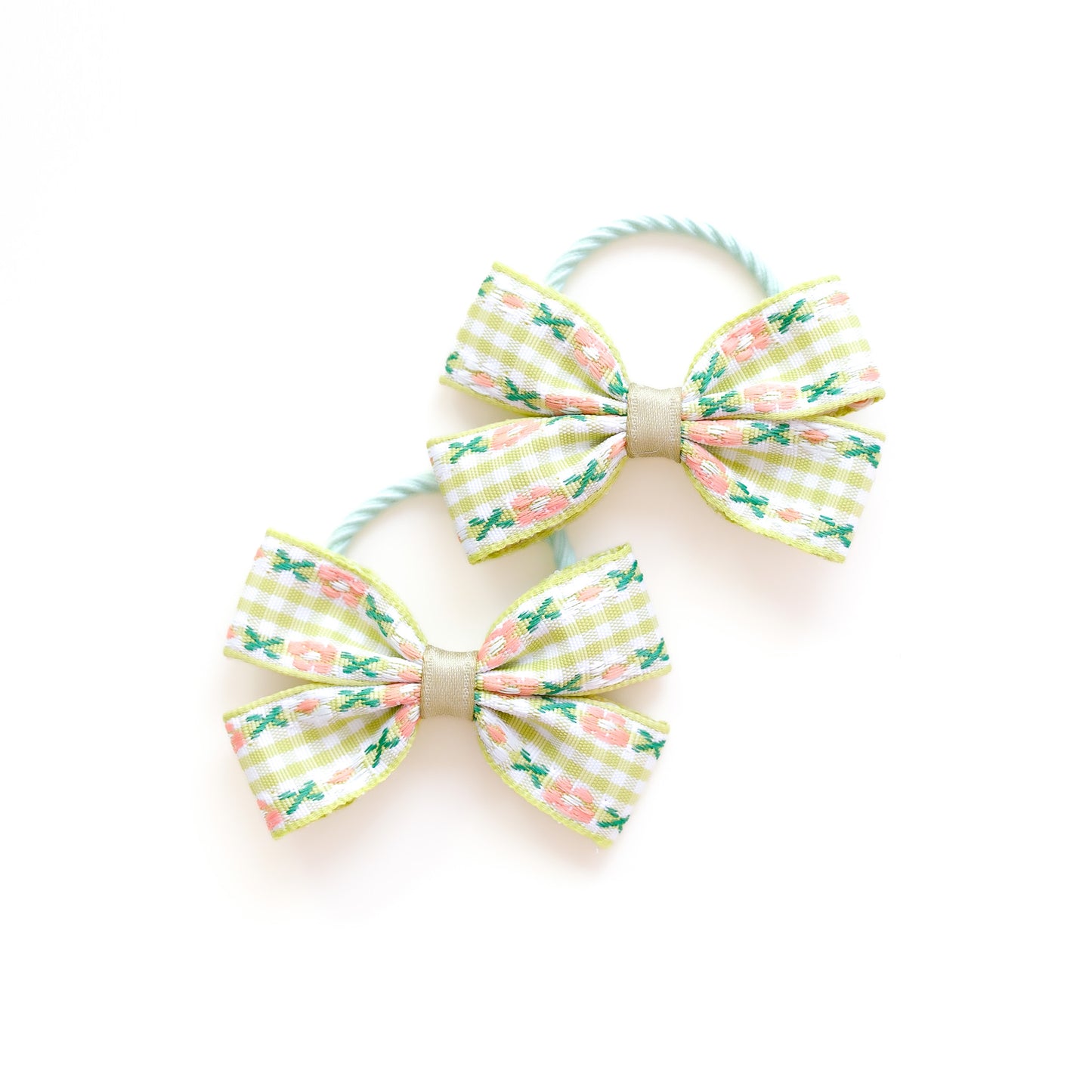 Alora Hair Ties | Pistachio Bloom