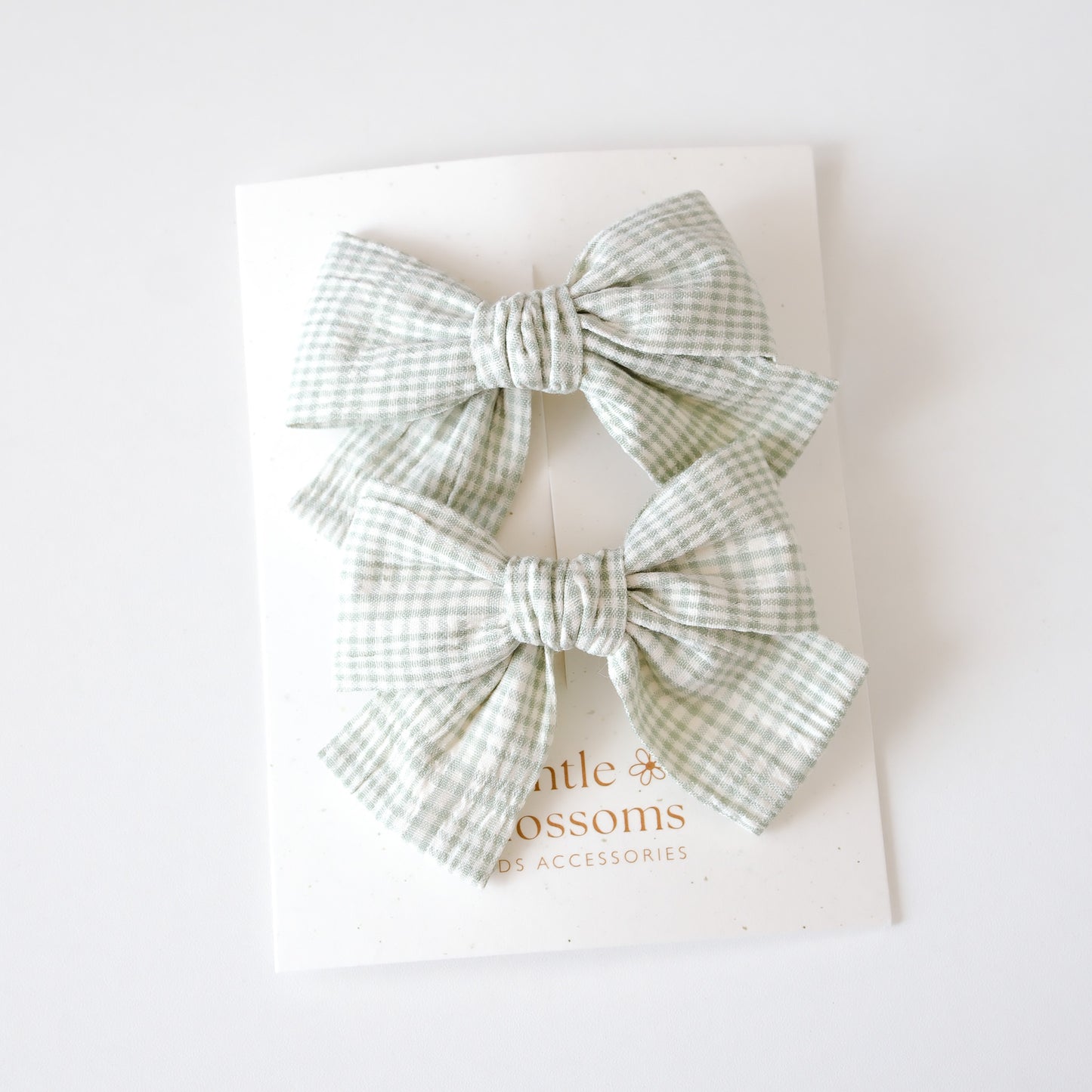 Juliet Hair Clips | Mint Check