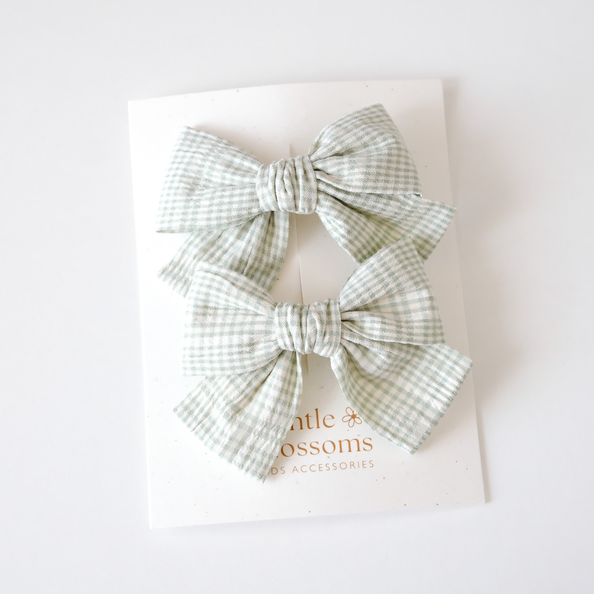 Juliet Hair Clips | Mint Check