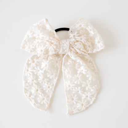 Camellia Bow Hair Tie