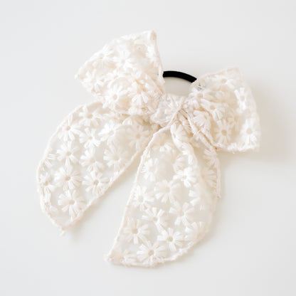 Camellia Bow Hair Tie