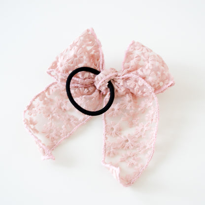 Camellia Bow Hair Tie