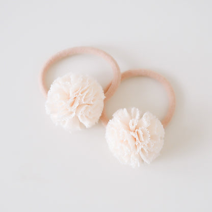 Mini Carnation Hair Ties