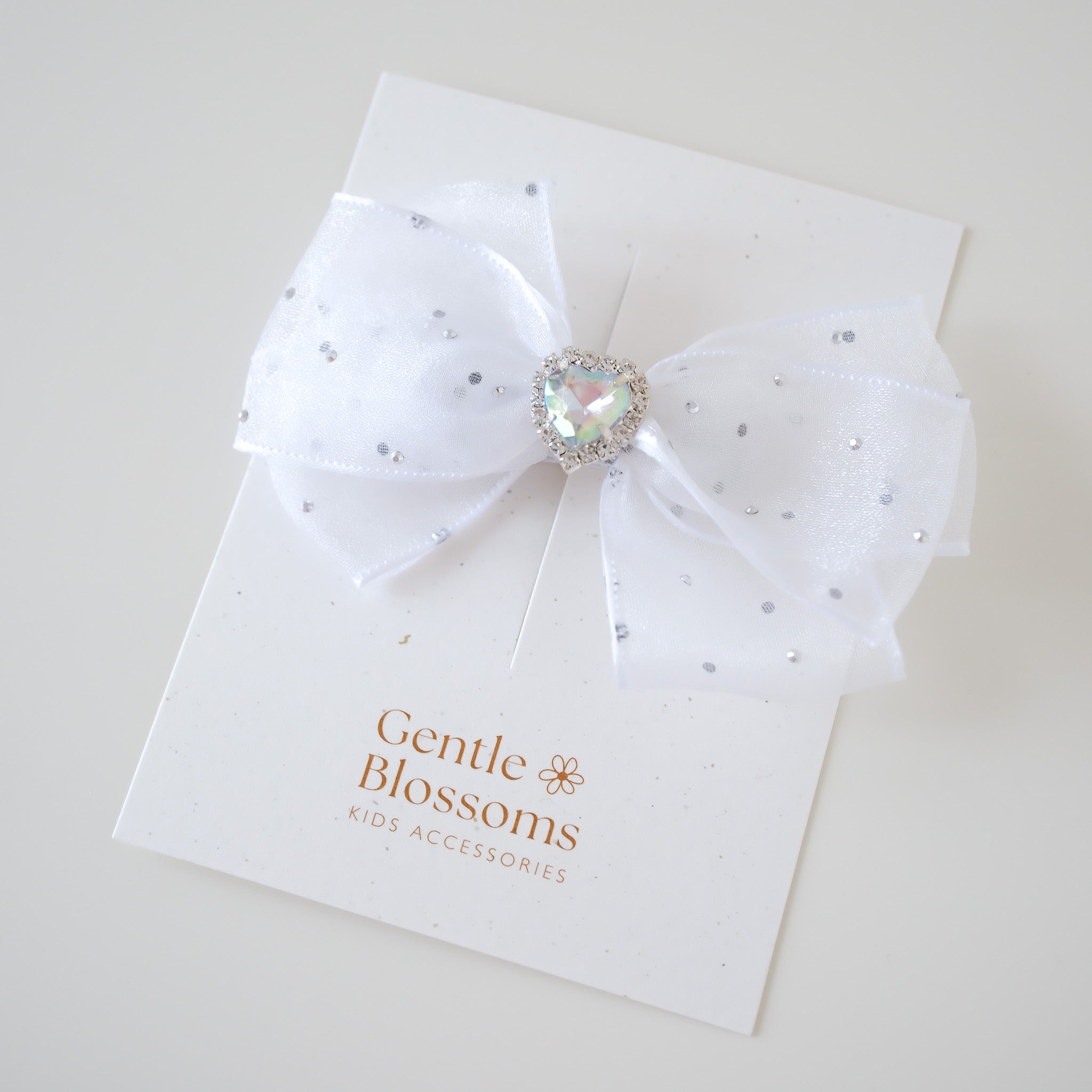 Samatha Hair Clip | White Swan