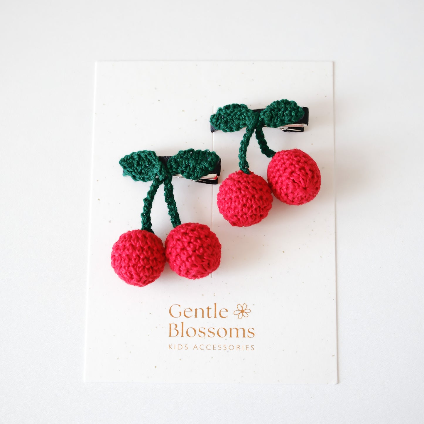 Red Cherry Hair Clips