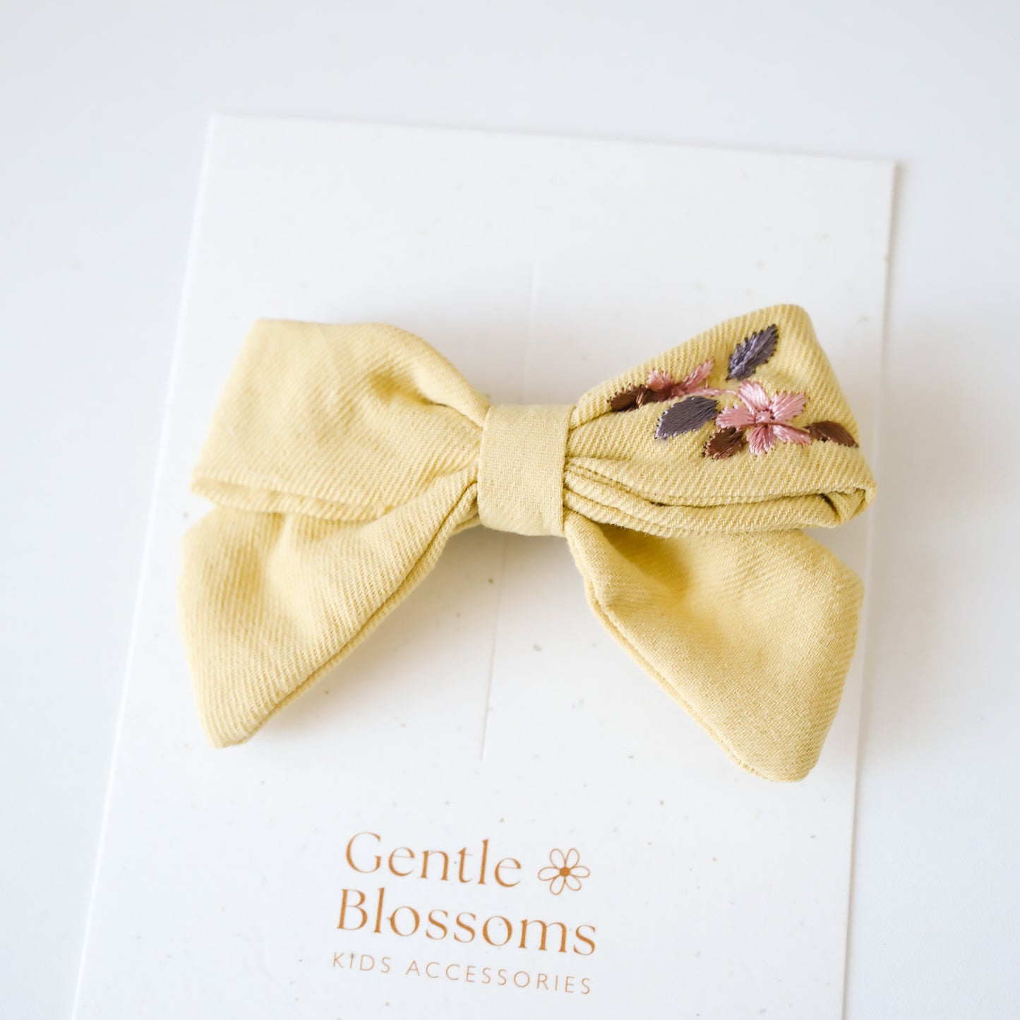 Hannah Hair Clips | Mustard