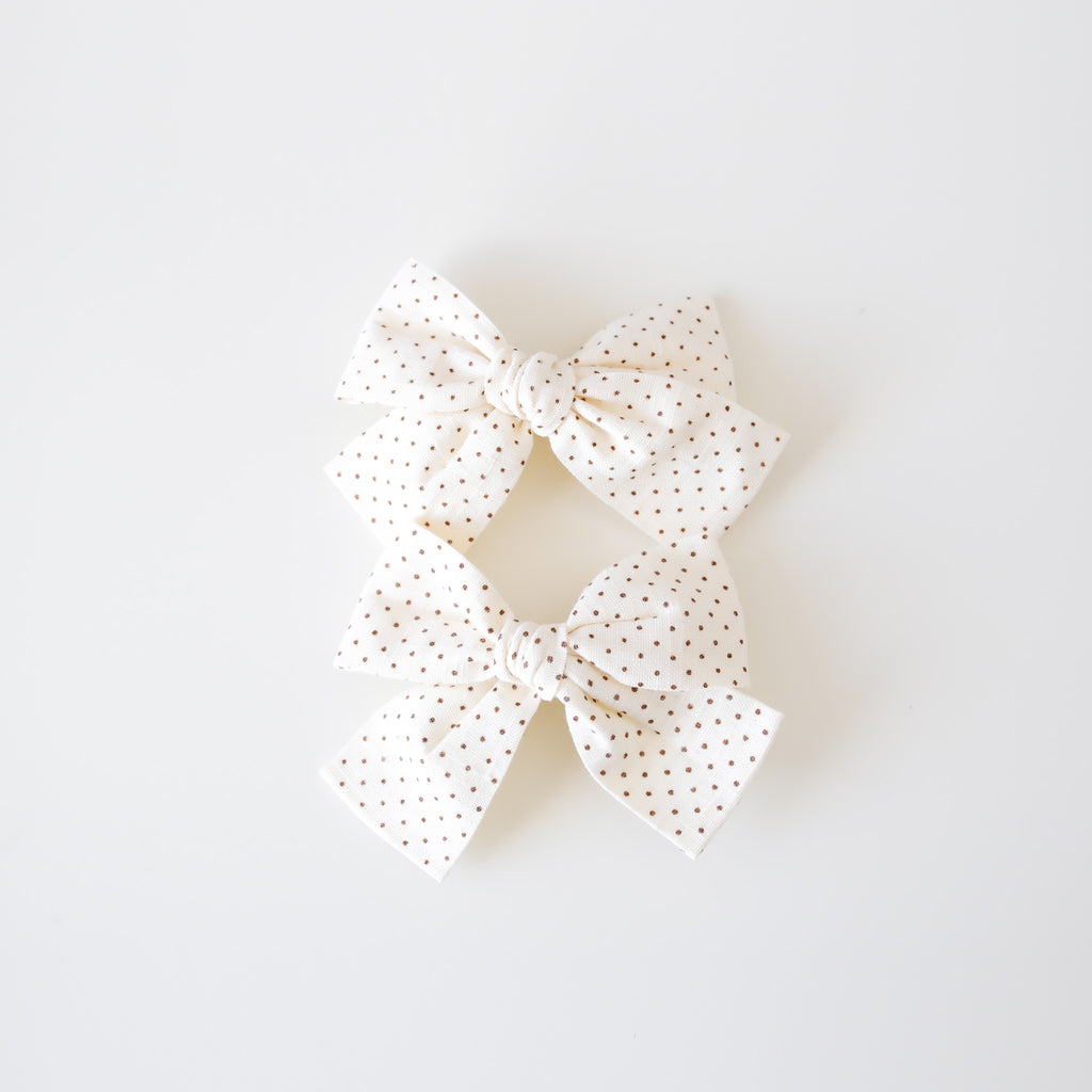 Juliet Hair Clips | Ivory Confetti