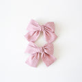 Juliet Hair Clips | Rose Dust Polka