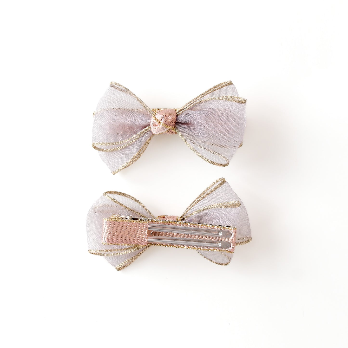 Twila Hair Clips | Silver Glow