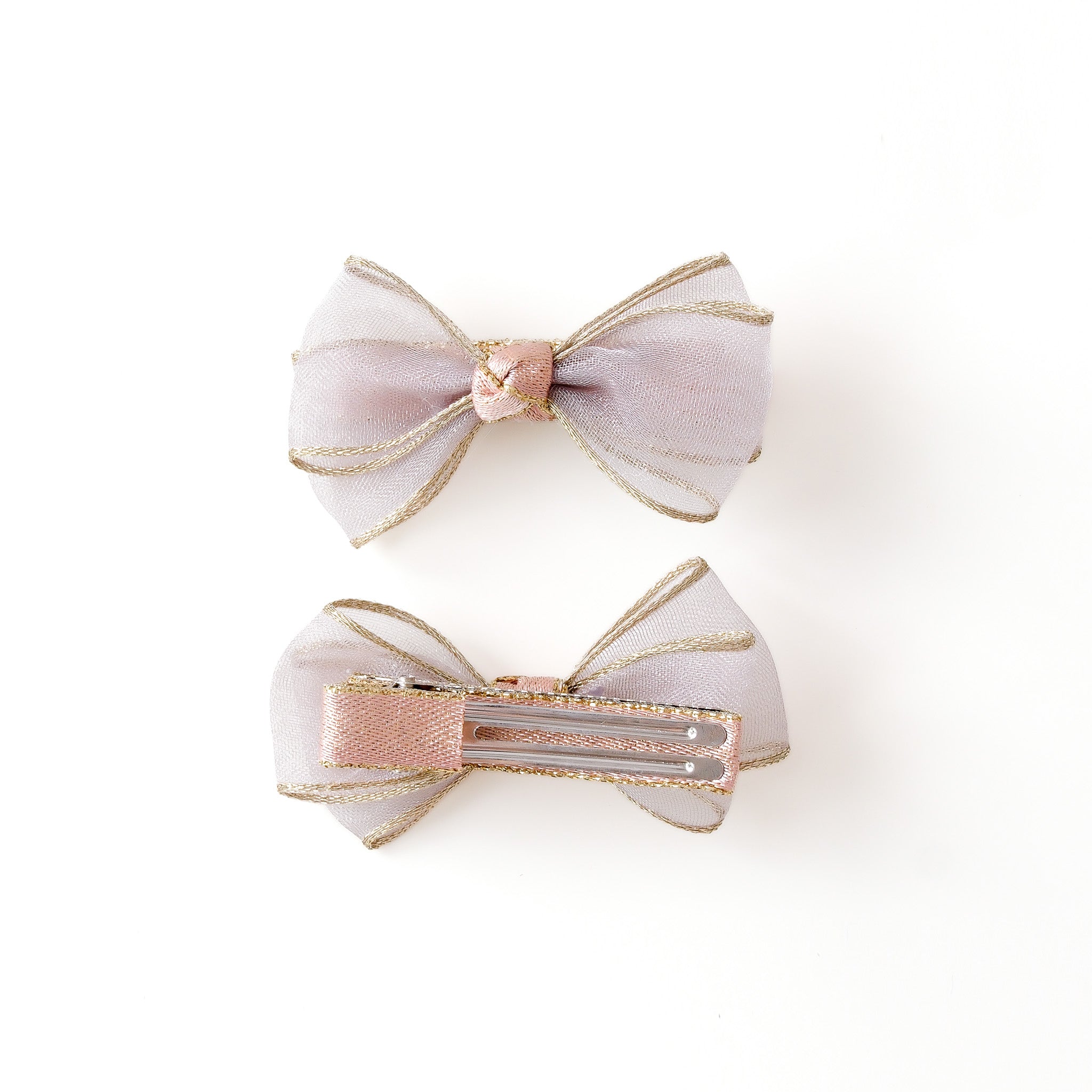 Twila Hair Clips | Silver Glow