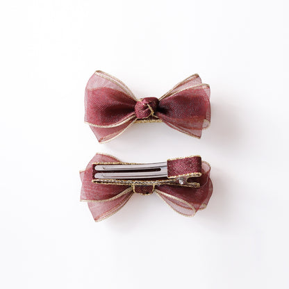 Twila Hair Clips | Evening Rose