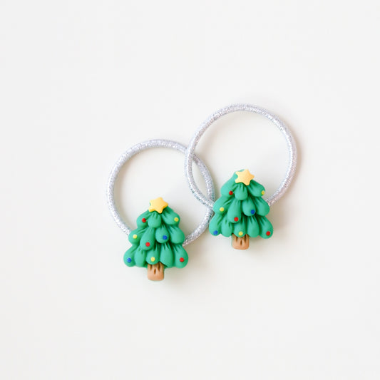 Holiday Charm Hair Ties | Christmas Tree