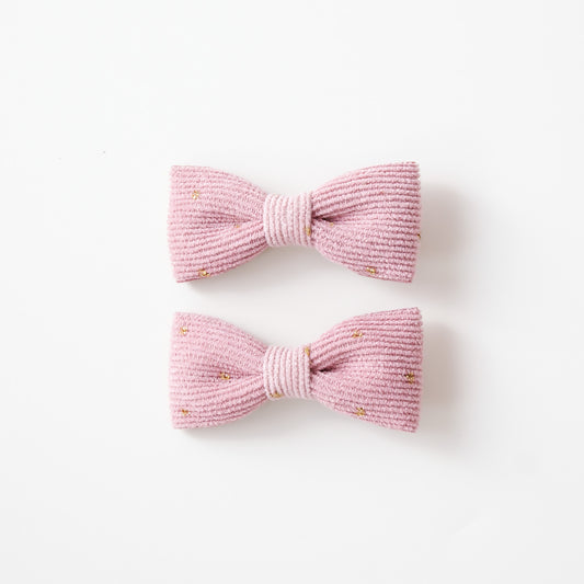 Isabella Hair Clips | Rose Milk