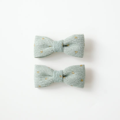 Isabella Hair Clips | Pistachio Cream