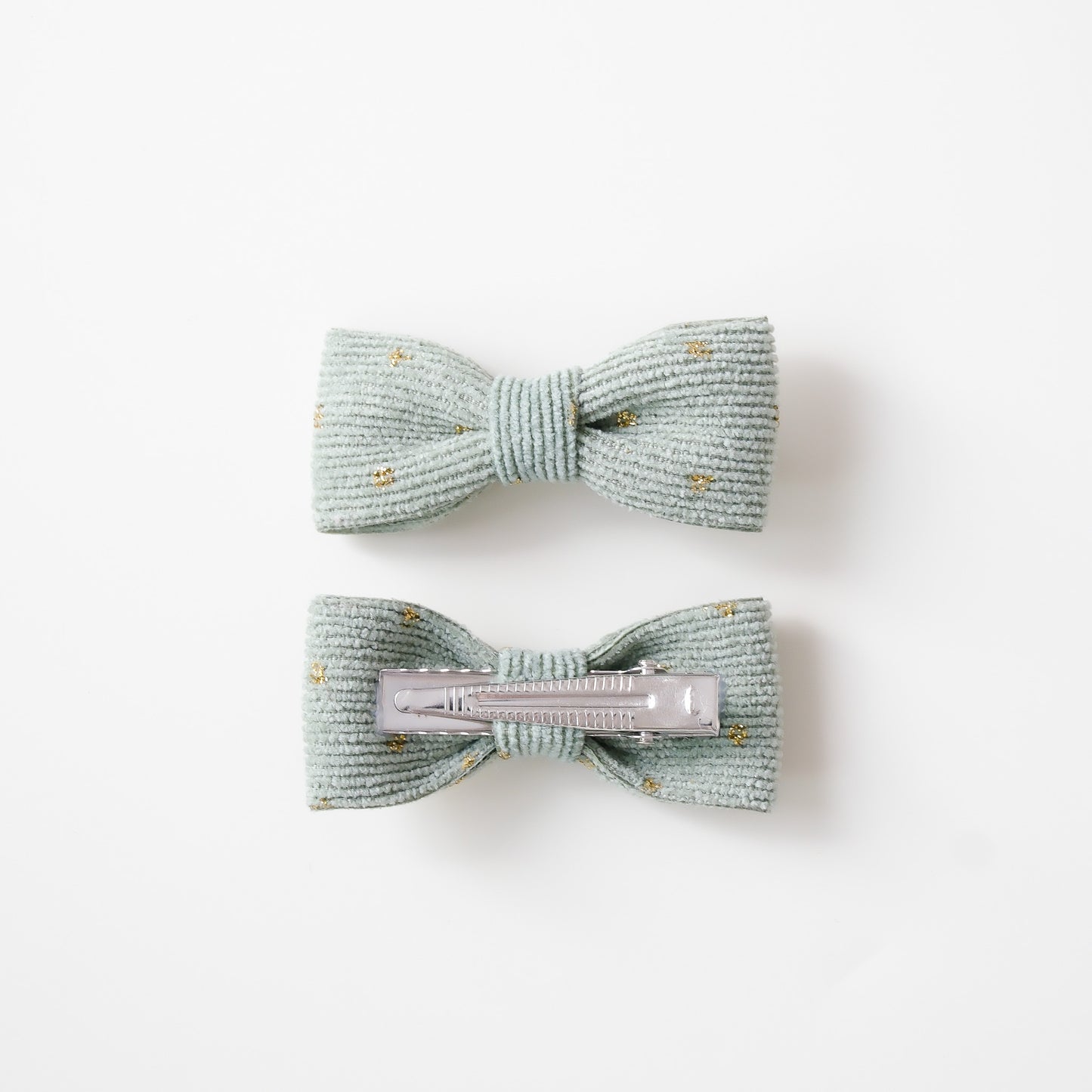 Isabella Hair Clips | Pistachio Cream