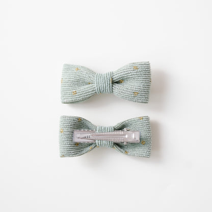 Isabella Hair Clips | Pistachio Cream