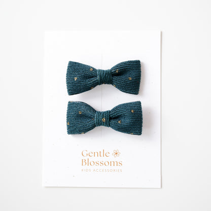 Isabella Hair Clips | Deep Woodland