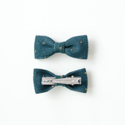 Isabella Hair Clips | Deep Woodland