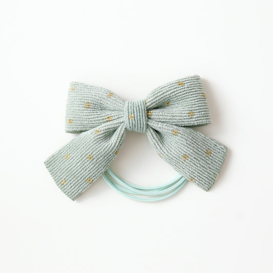 Isabella Hair Tie | Pistachio Cream