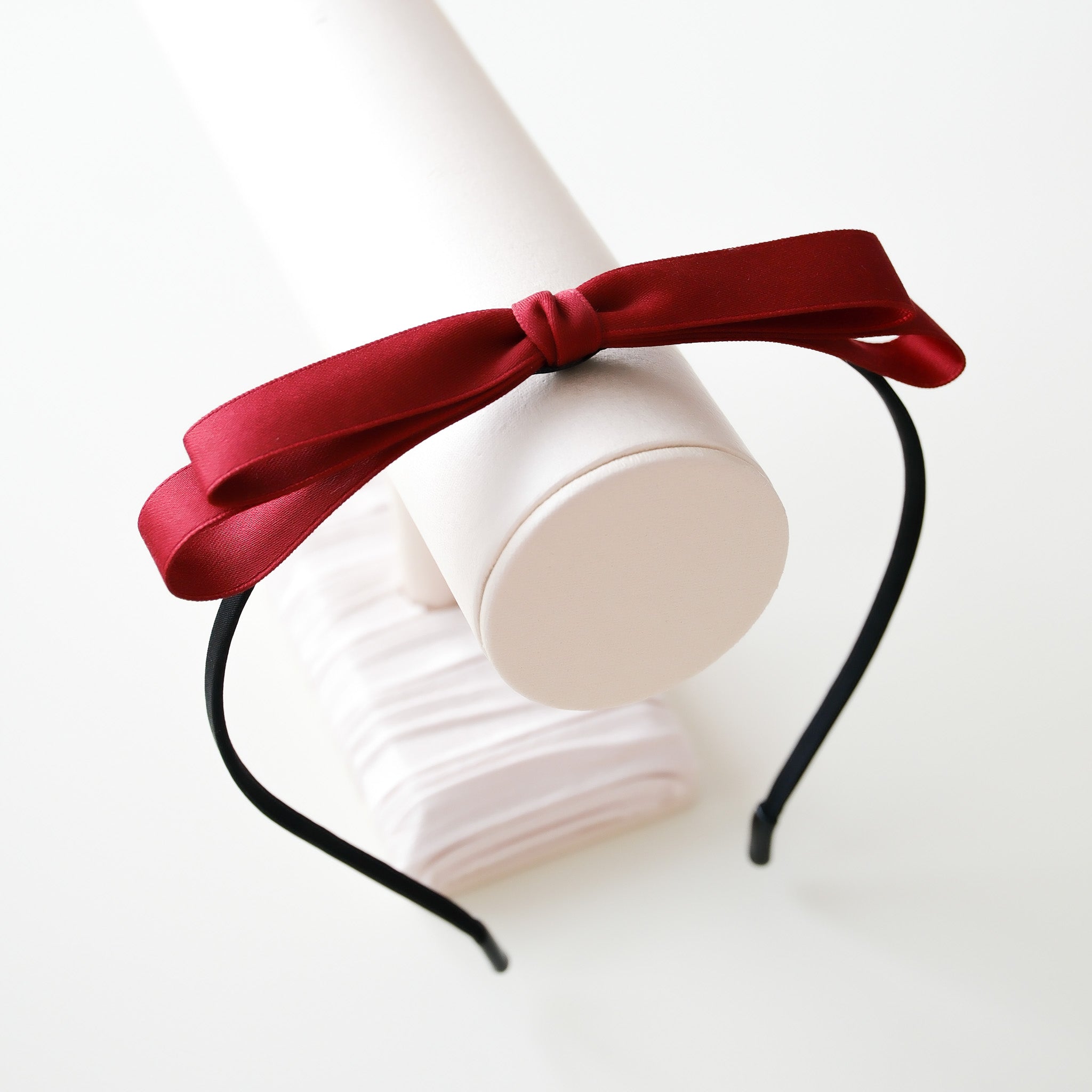 Roxana Hairband | Velvet Wine