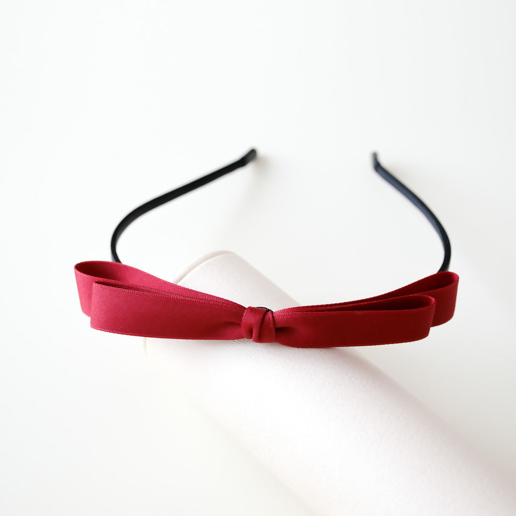 Roxana Hairband | Velvet Wine