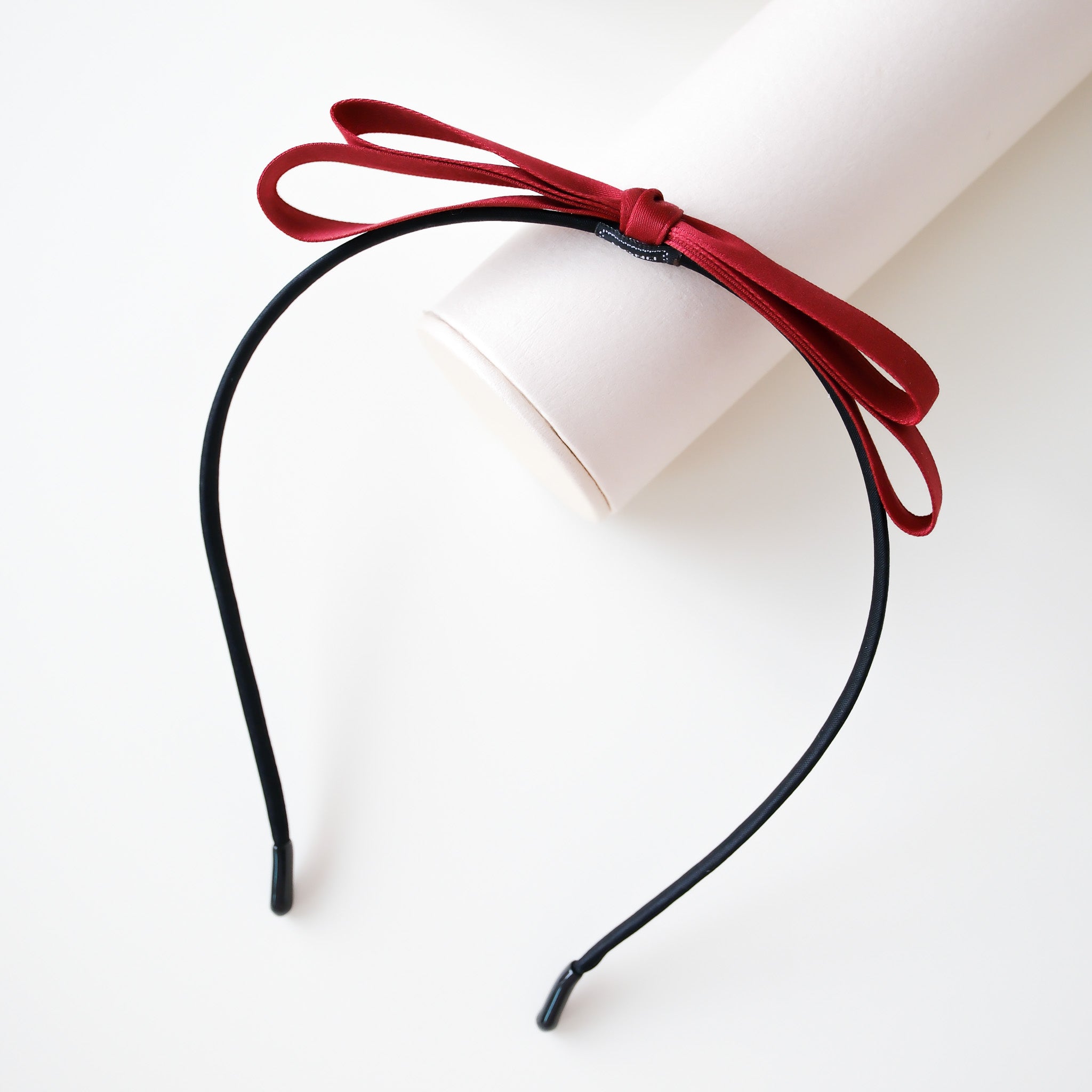 Roxana Hairband | Velvet Wine