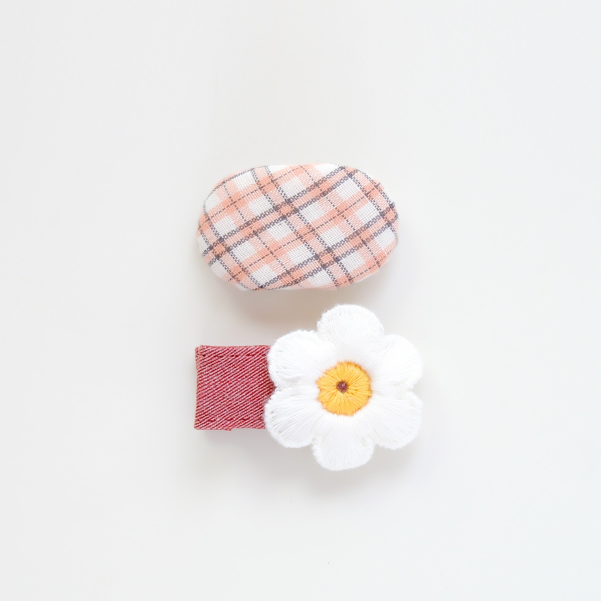 Gemma Hair Clips | Rose Oat