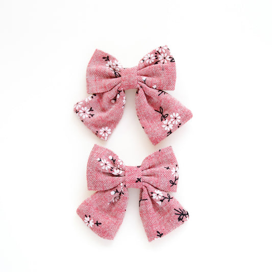 Amora Hair Clips | Dusty Rose Bloom