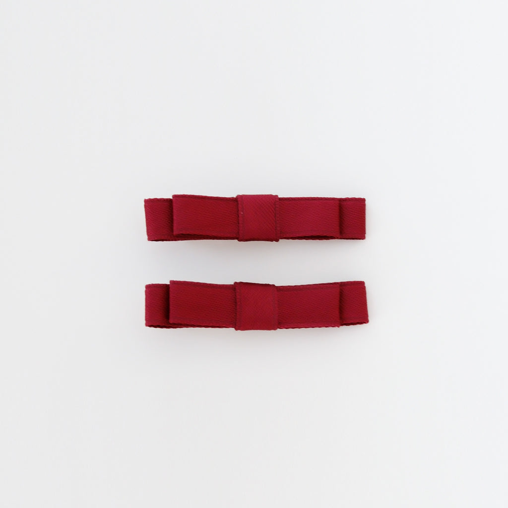 Blaire Hair Clips | Maroon