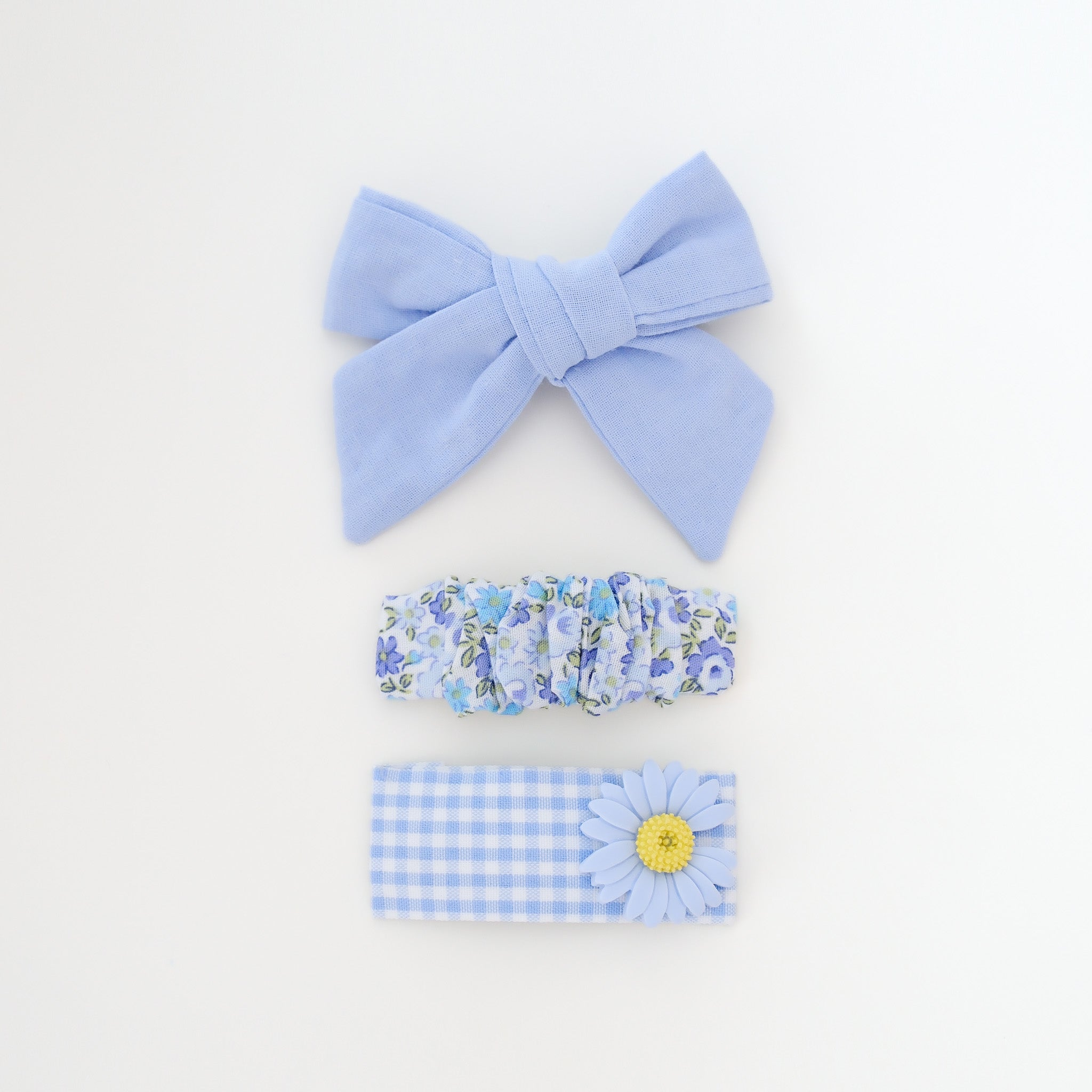 Tiana Hair Clip Set | Serenity Blue