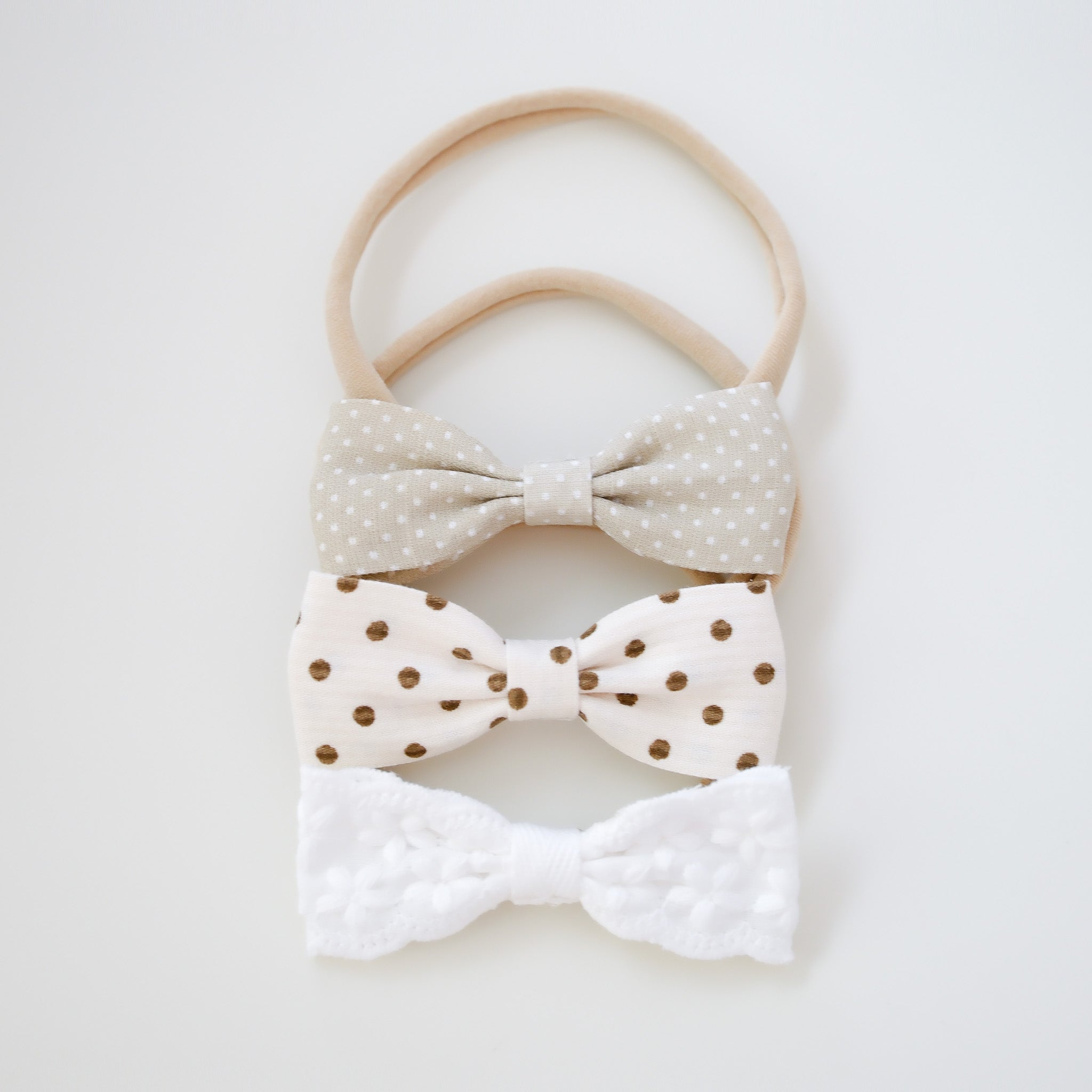 Galilea Hairband Set | Pure White Bloom
