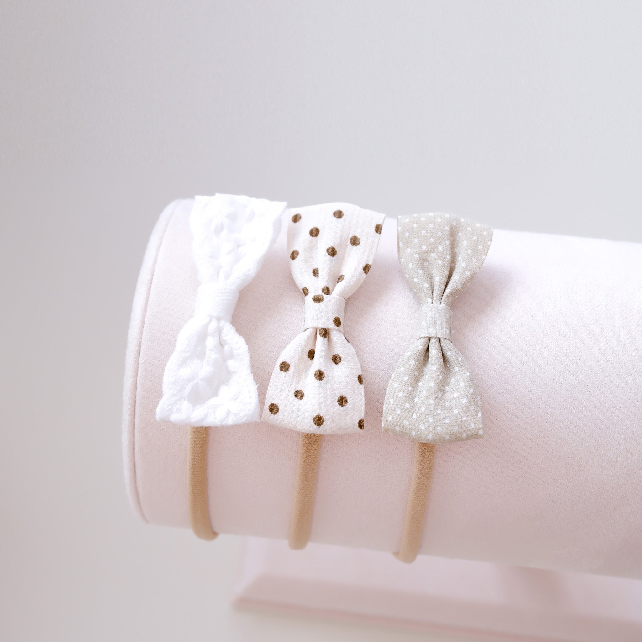 Galilea Hairband Set | Pure White Bloom