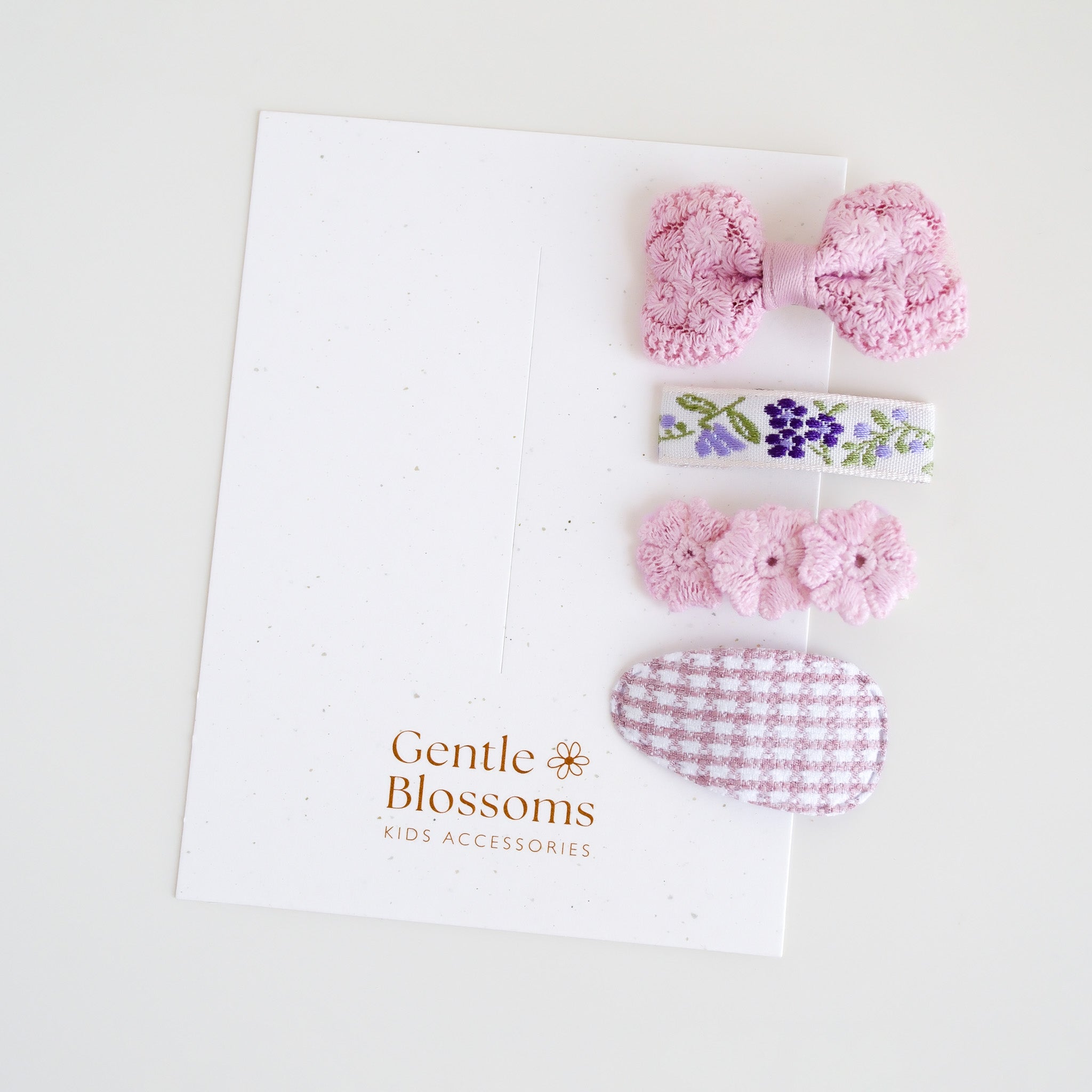 Wisteria Hair Clip Set | Fragrant Lilac