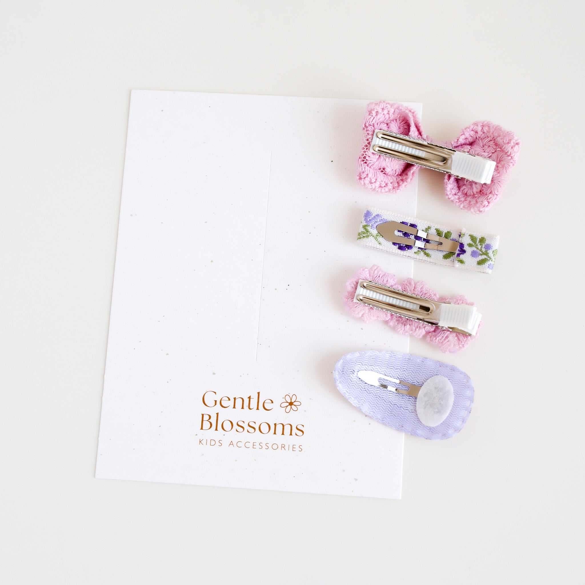 Wisteria Hair Clip Set | Fragrant Lilac