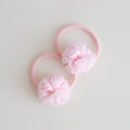 Mini Carnation Hair Ties | Soft Blush