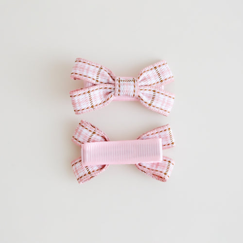 Bessie Hair Clips | Rosewood Pink