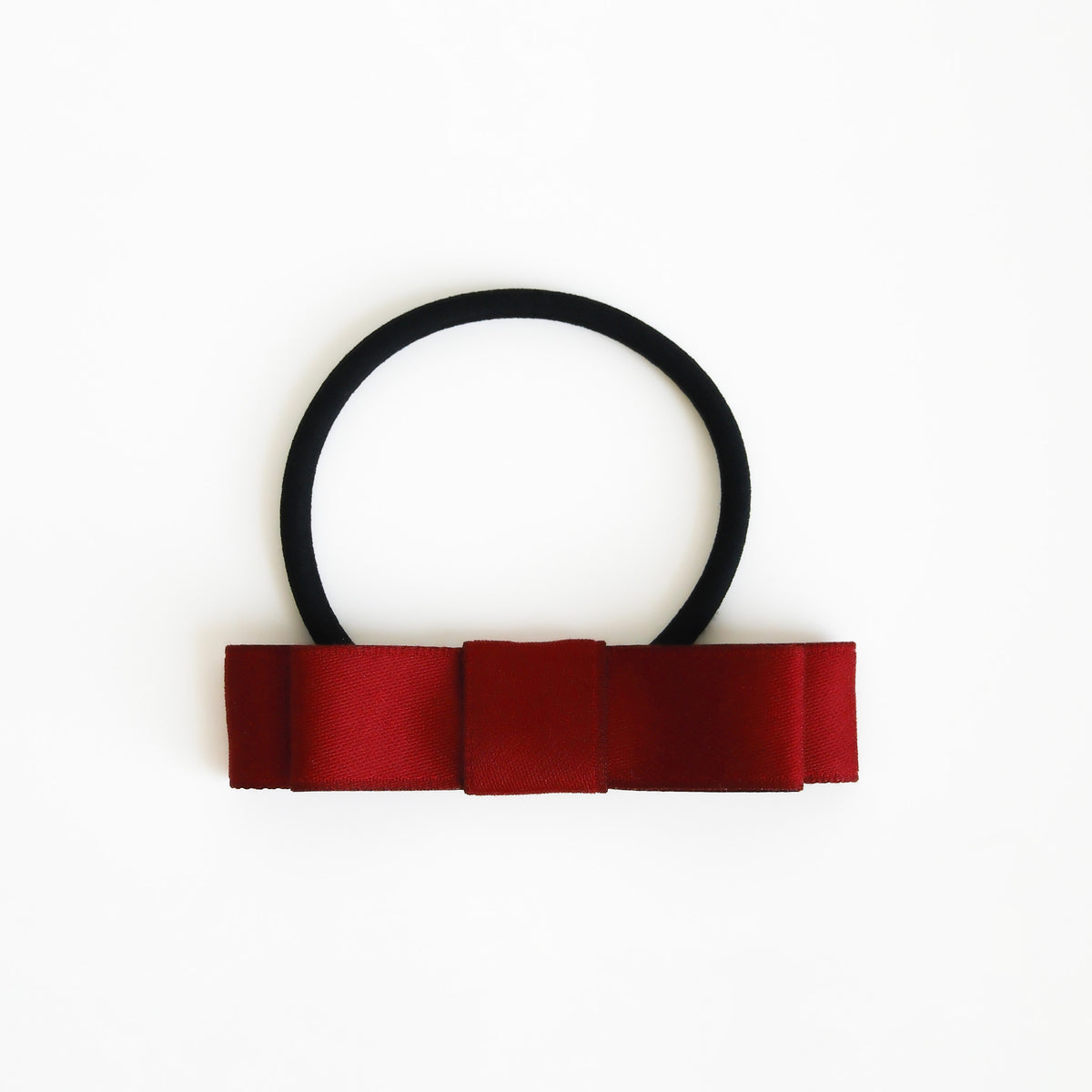 Annie Hair Tie | Burgundy Bloom
