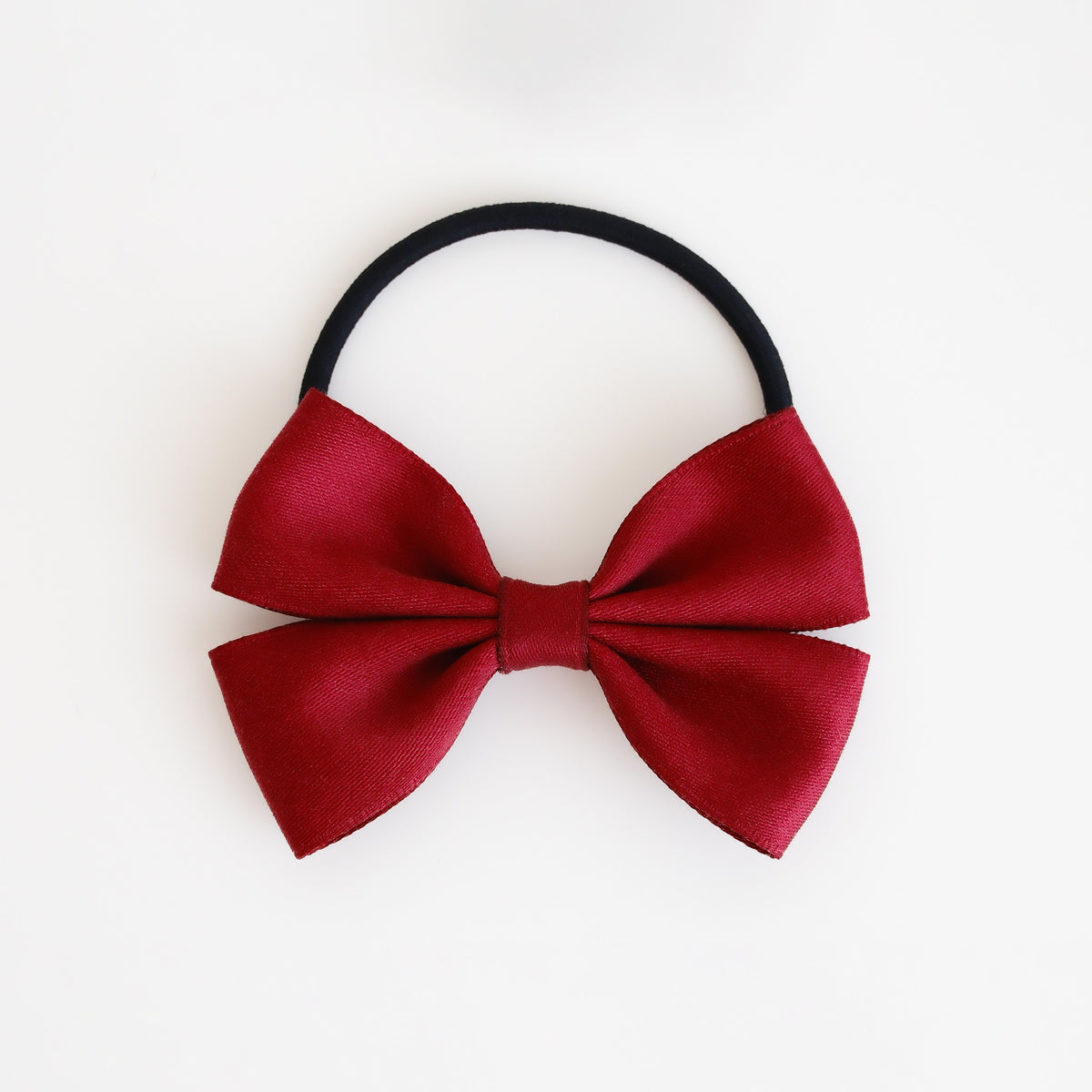 Clara Hair Tie | Burgundy Bloom