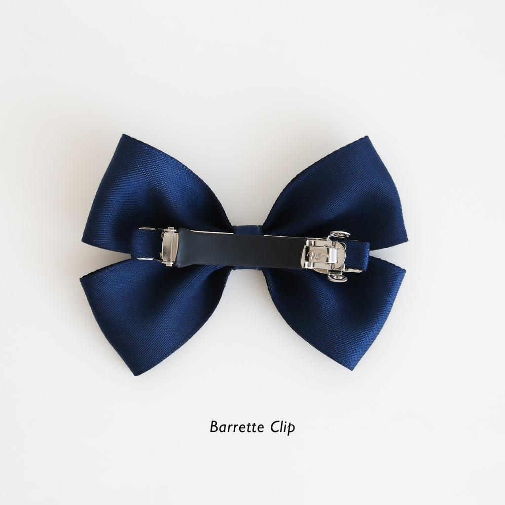 Clara Hair Clip | Oxford Blue