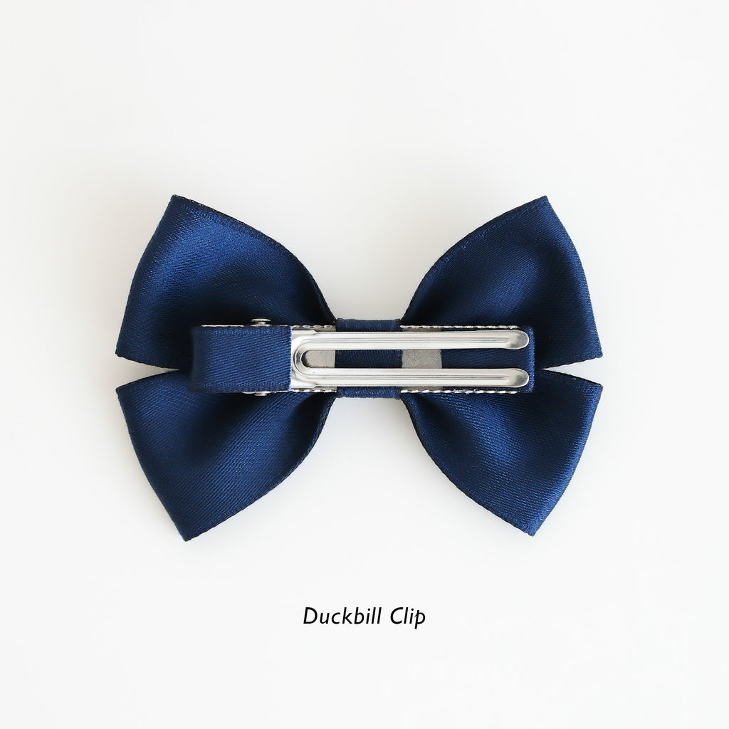 Clara Hair Clip | Oxford Blue