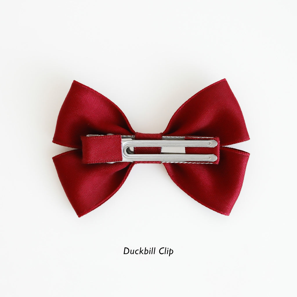 Clara Hair Clip | Burgundy Bloom