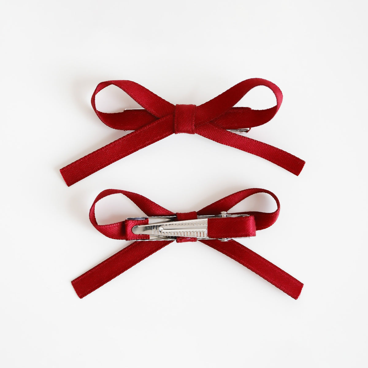 Dorothy Hair Clips | Burgundy Bloom