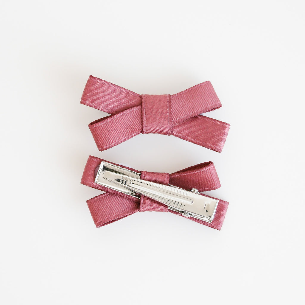 Ella Hair Clips | Old Rose