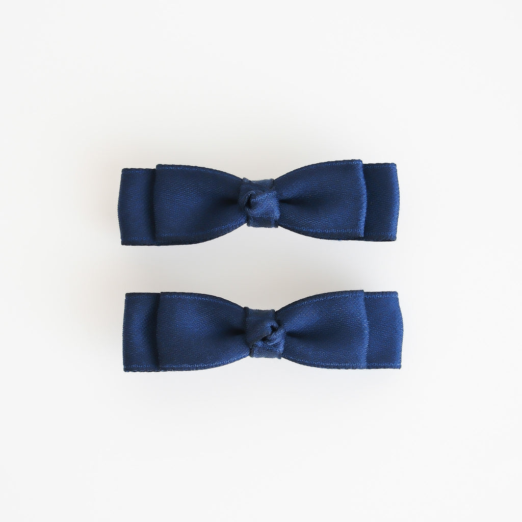 Gloria Hair Clips | Oxford Blue