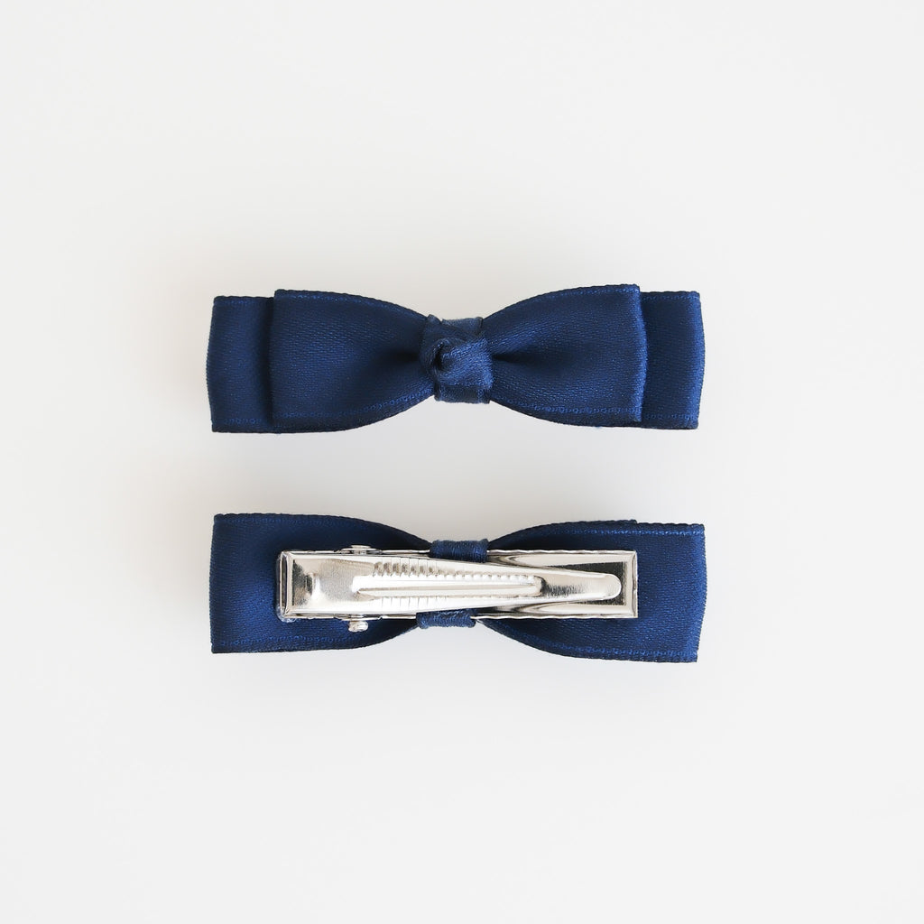 Gloria Hair Clips | Oxford Blue
