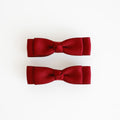 Gloria Hair Clips | Burgundy Bloom