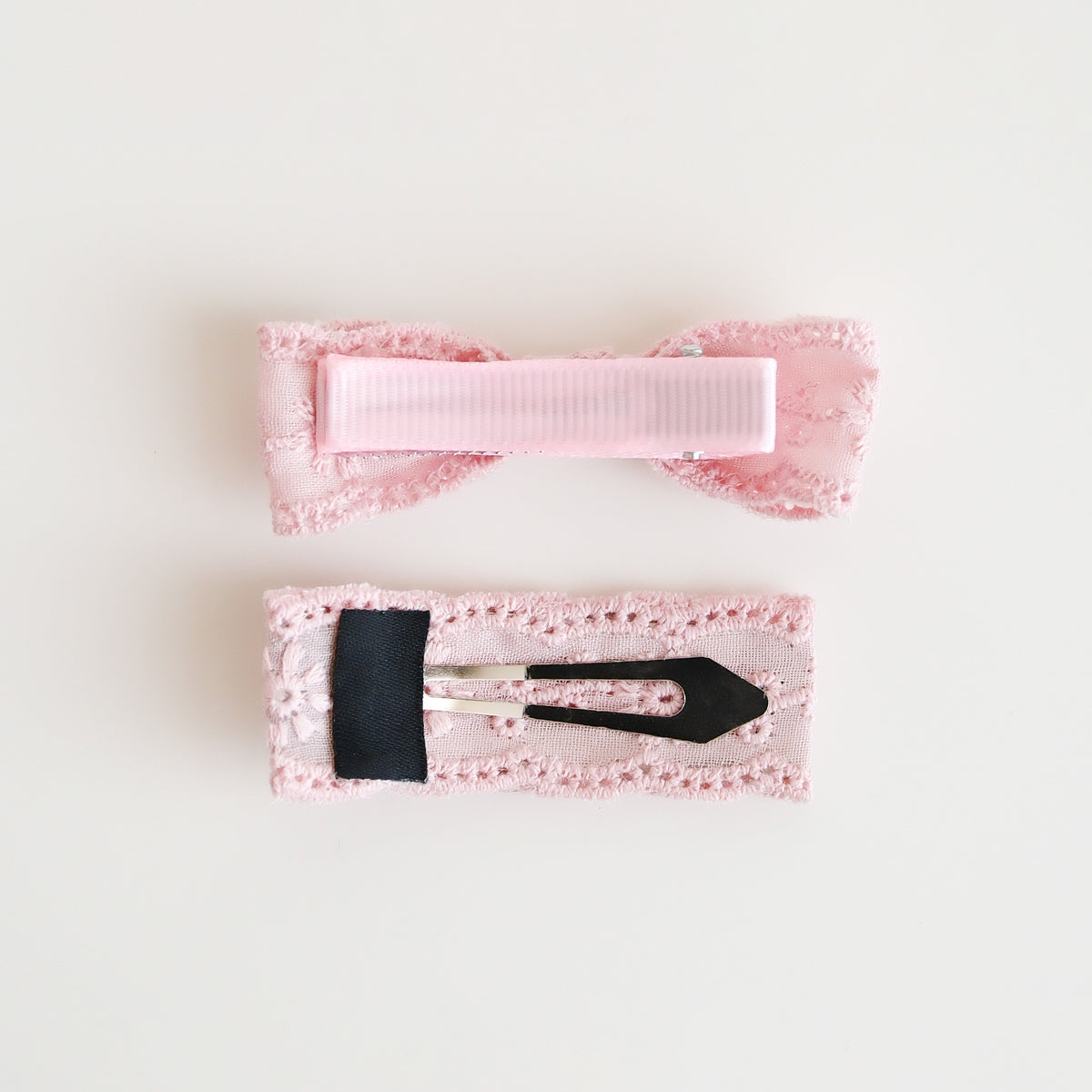 Mariella Hair Clip Set | Milky Rose