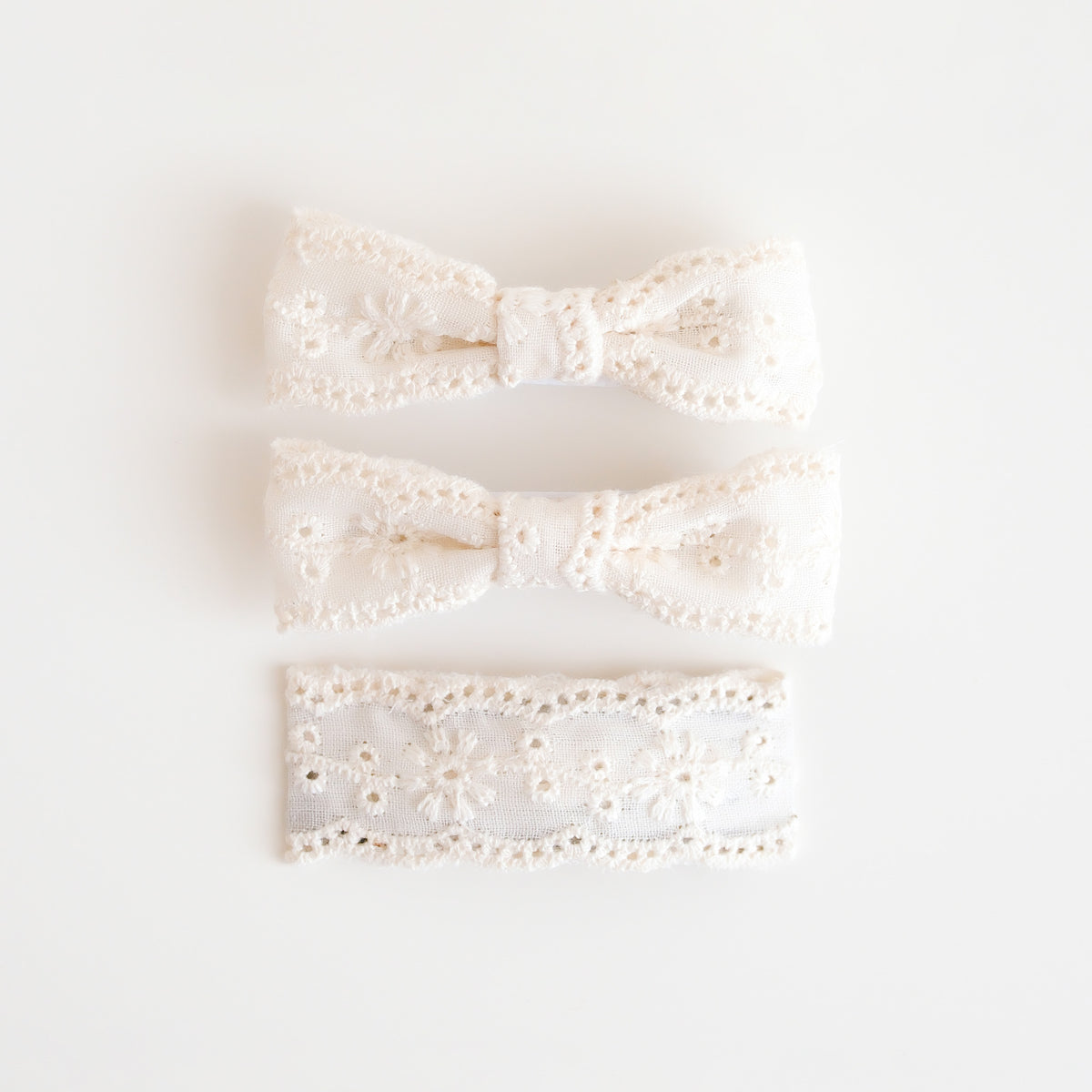 Mariella Hair Clip Set | Ivory Bloom